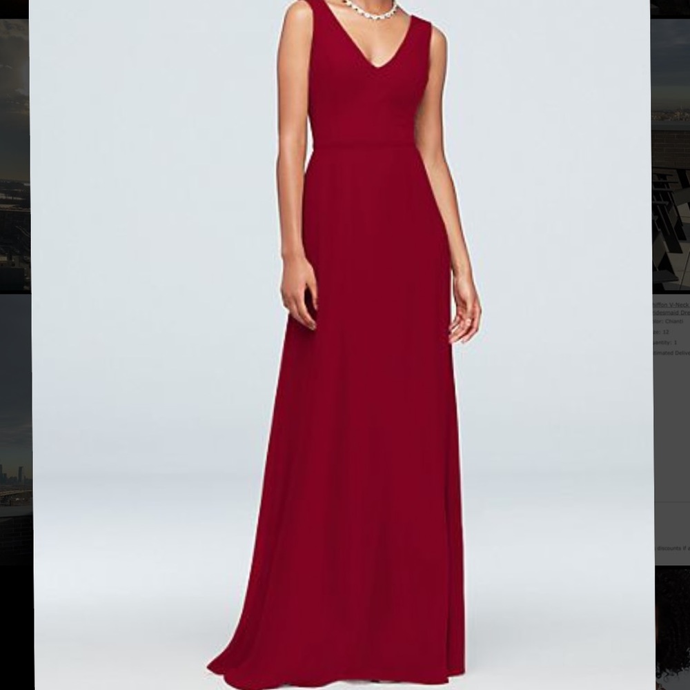 David’s Bridal Bridesmaid Dress
